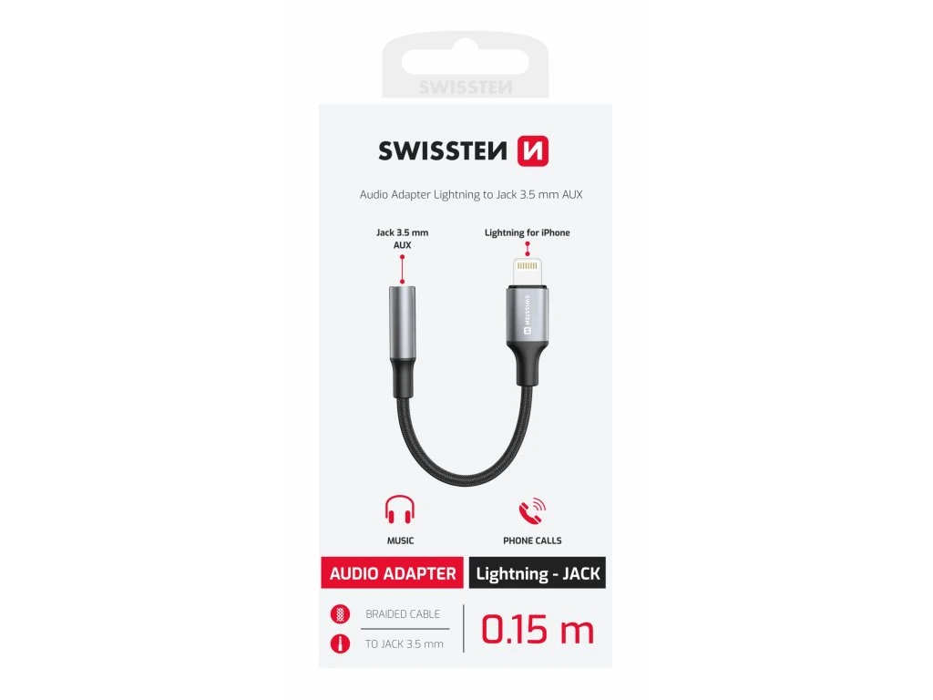 Audio Adapter(konverter) Swissten 3.5mm